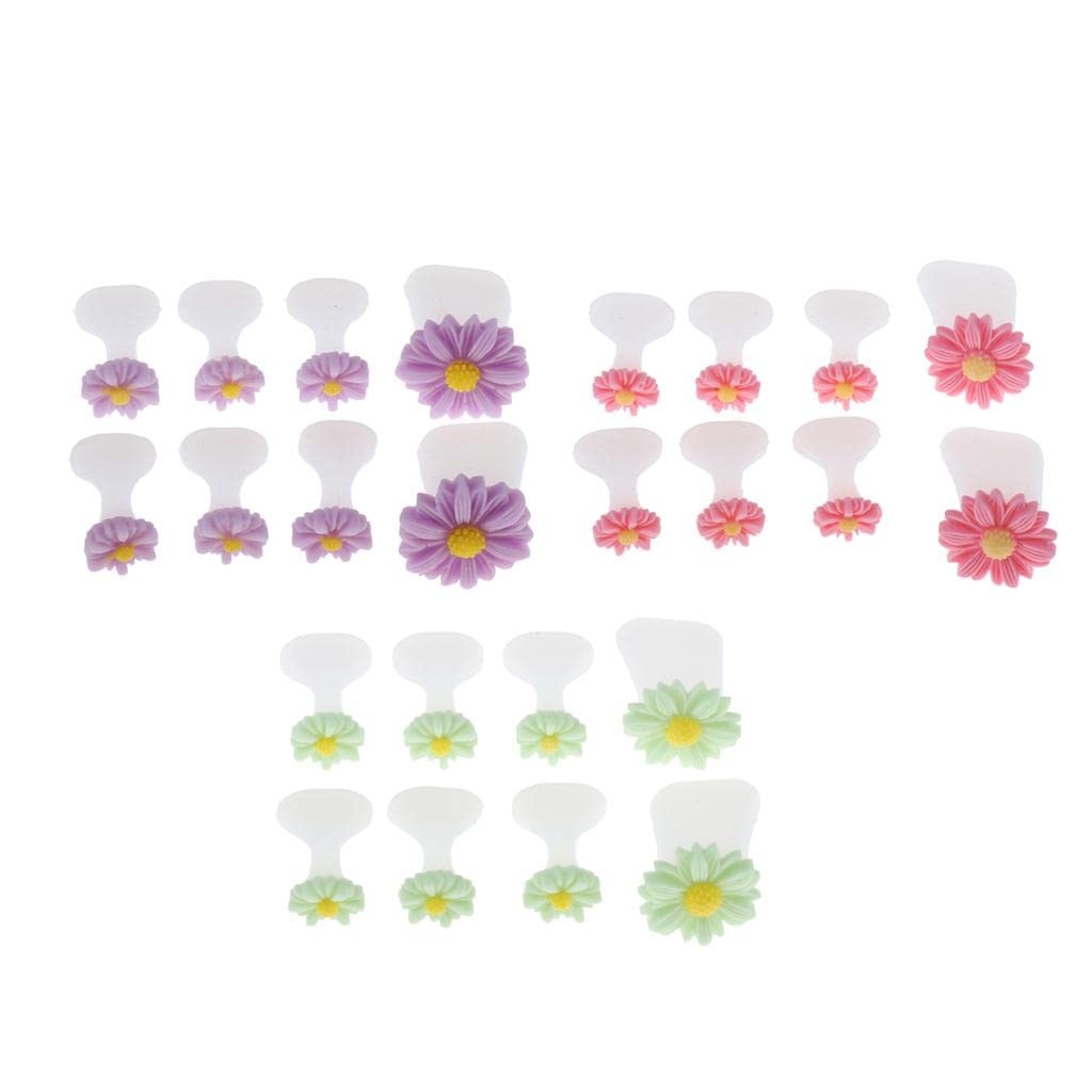 IVELECT 8-Piece Toe Separators for Pedicure - Soft Gel Nail Polish Spacers & Buffering Pads - Perfect for At-Home Manicures, Salon Nail Care & DIY Gel Polish Application