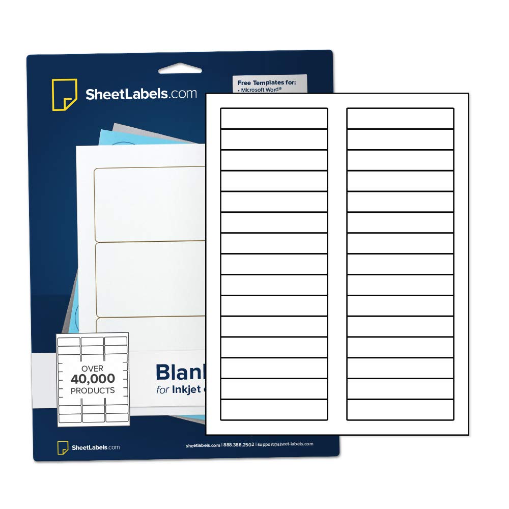 File Folder Labels - Permanent Adhesive 2/3