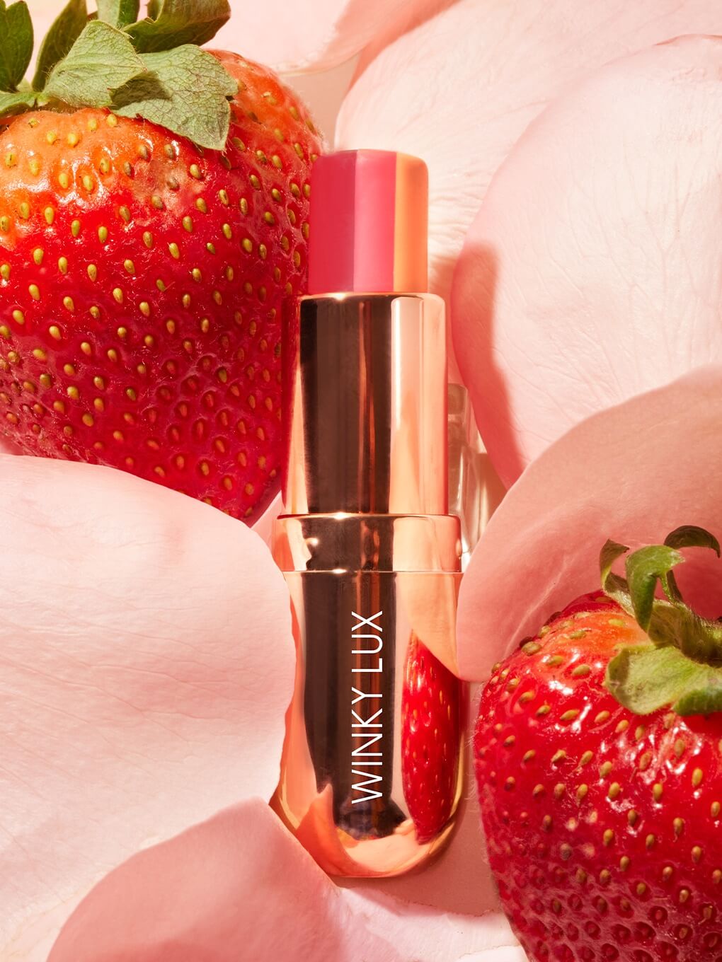 Strawberry Rose Tinted Lip Balm - Natural Moisturizing & Hydrating Lip Care - Perfect for Daily Use, Makeup Looks & Gift Giving