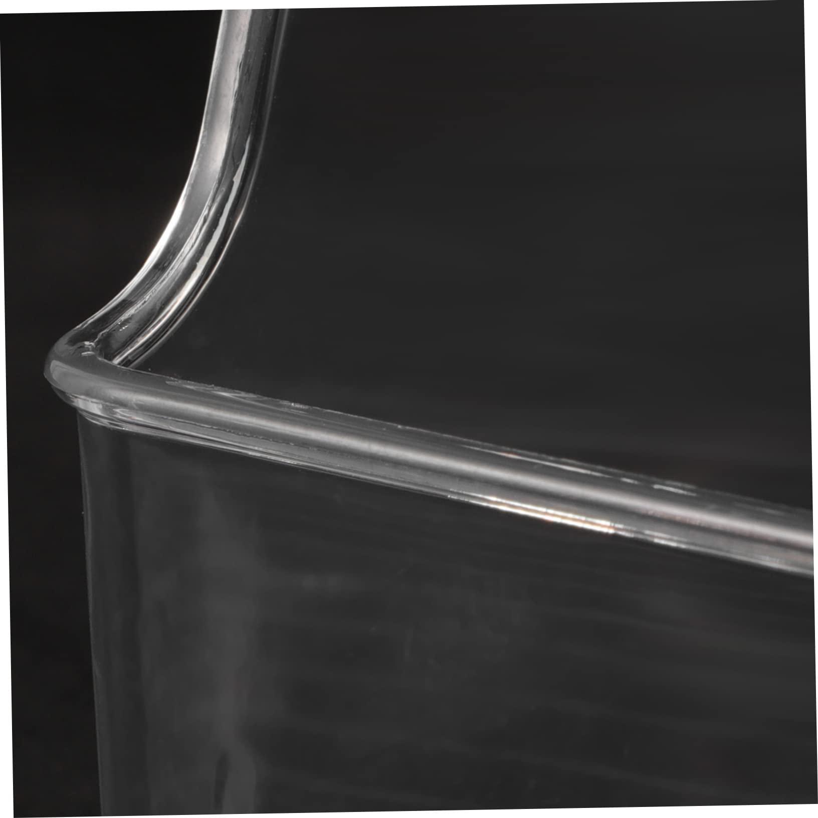 1pc Clear Acrylic Book Organizer & Storage Shelf - Transparent Display Stand for Books, Folders, Paper | Perfect for Home, Office, School Desk Organization