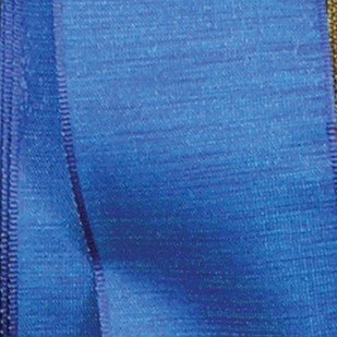 Blue Wired Craft Ribbon 1.5