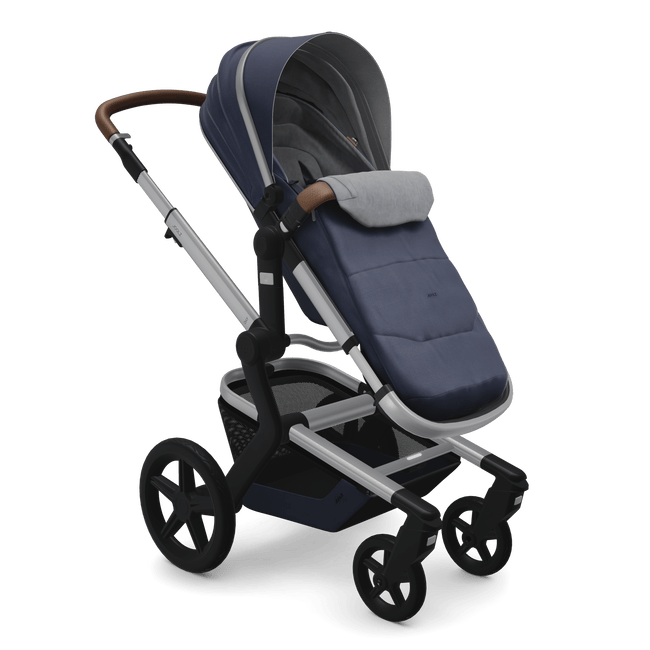 Joolz Footmuff Classic Blue - Premium Stroller Footmuff for Baby Carriers & Prams - Keep Baby Warm & Cozy in Winter Strolls, Outdoor Walks & Travel