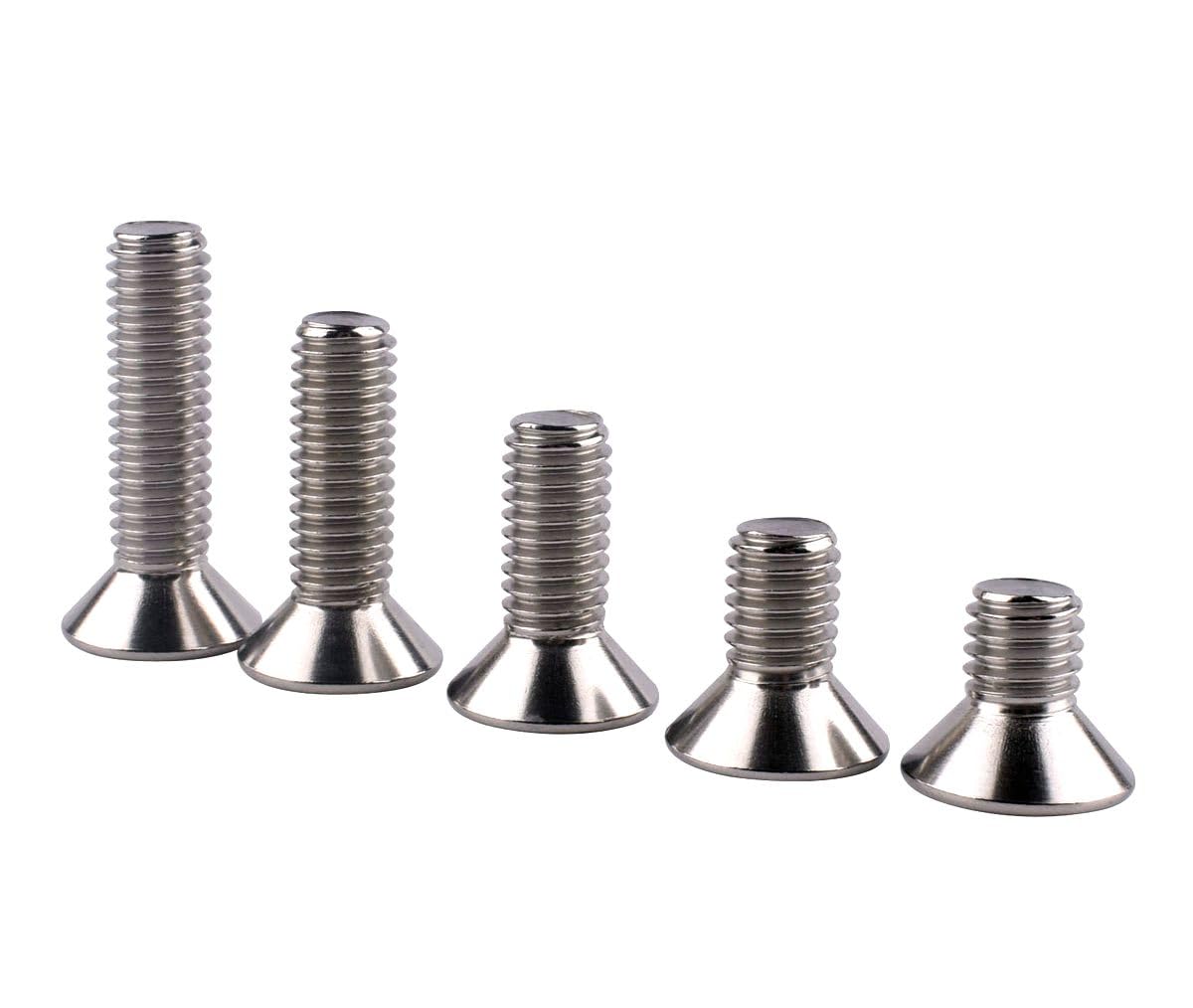 304 Stainless Steel Hex Socket Cap Bolts - Pack of 15 for Furniture & DIY
