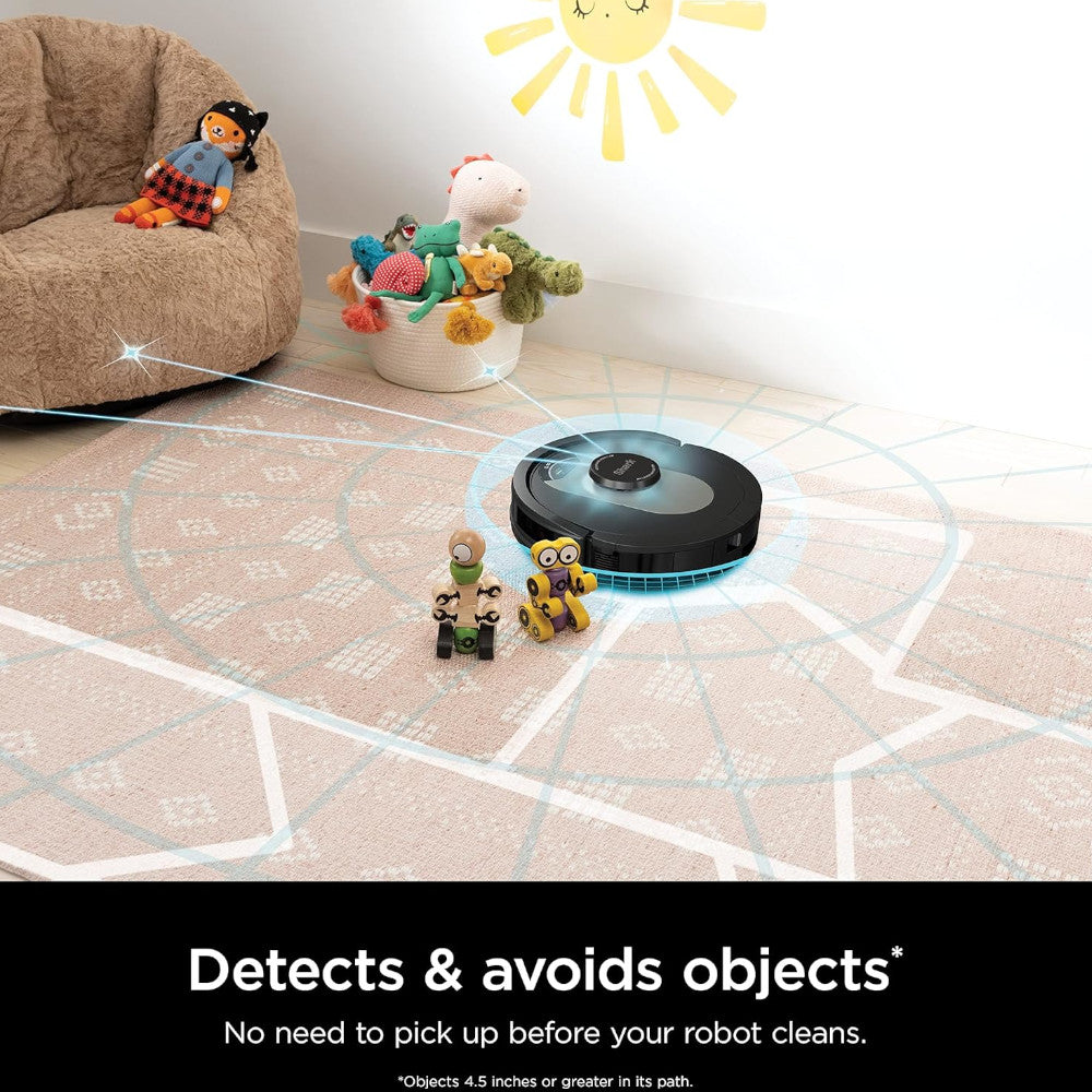 SHARK AV2501AE AI Robot Vacuum with XL HEPA Self-Emptying Base - Certified Refurbished with 90-Day Warranty | Perfect for Pet Hair, Hardwood Floors & Large Homes