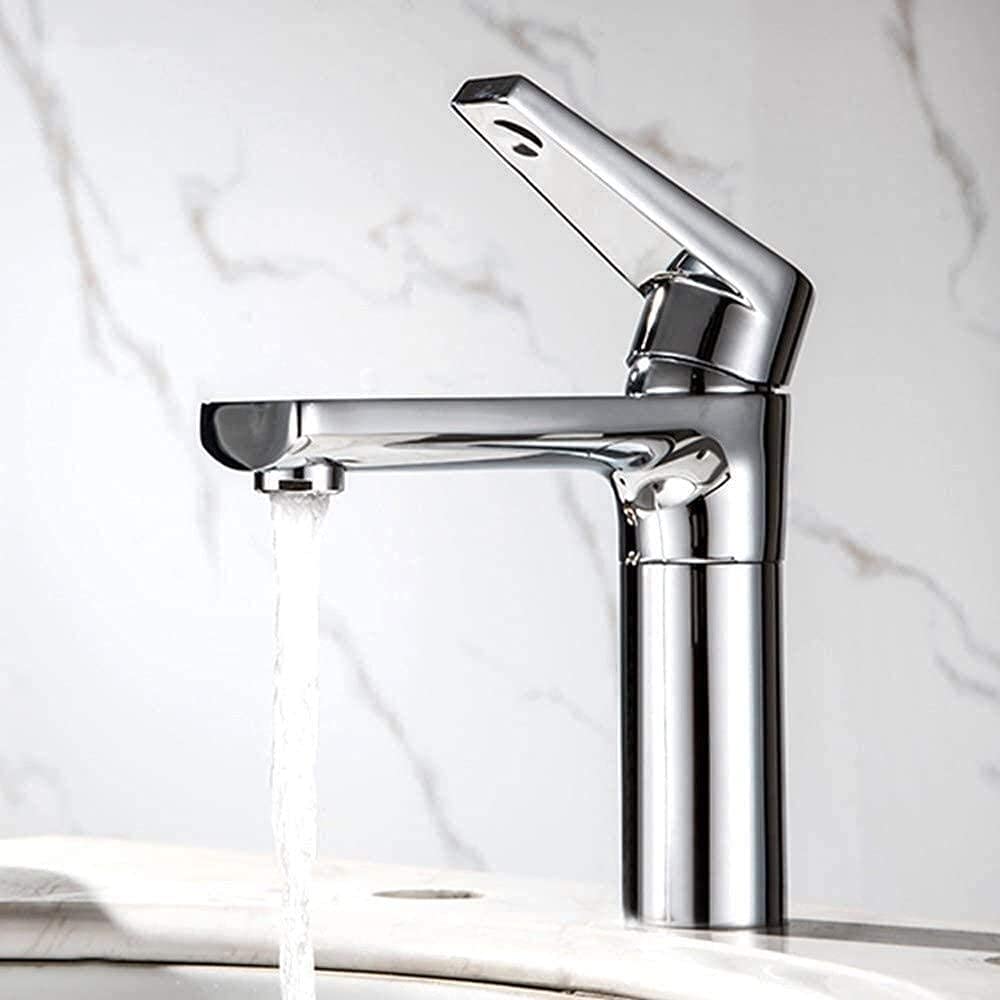 Premium MUMUMI Single Hole Kitchen Faucet - High-End Copper Mixer Tap with Single Handle for Sink, Hotel & Restaurant Use - Chrome Finish for Bathroom & Wash Basin - Ideal for Modern Homes & Commercial Spaces