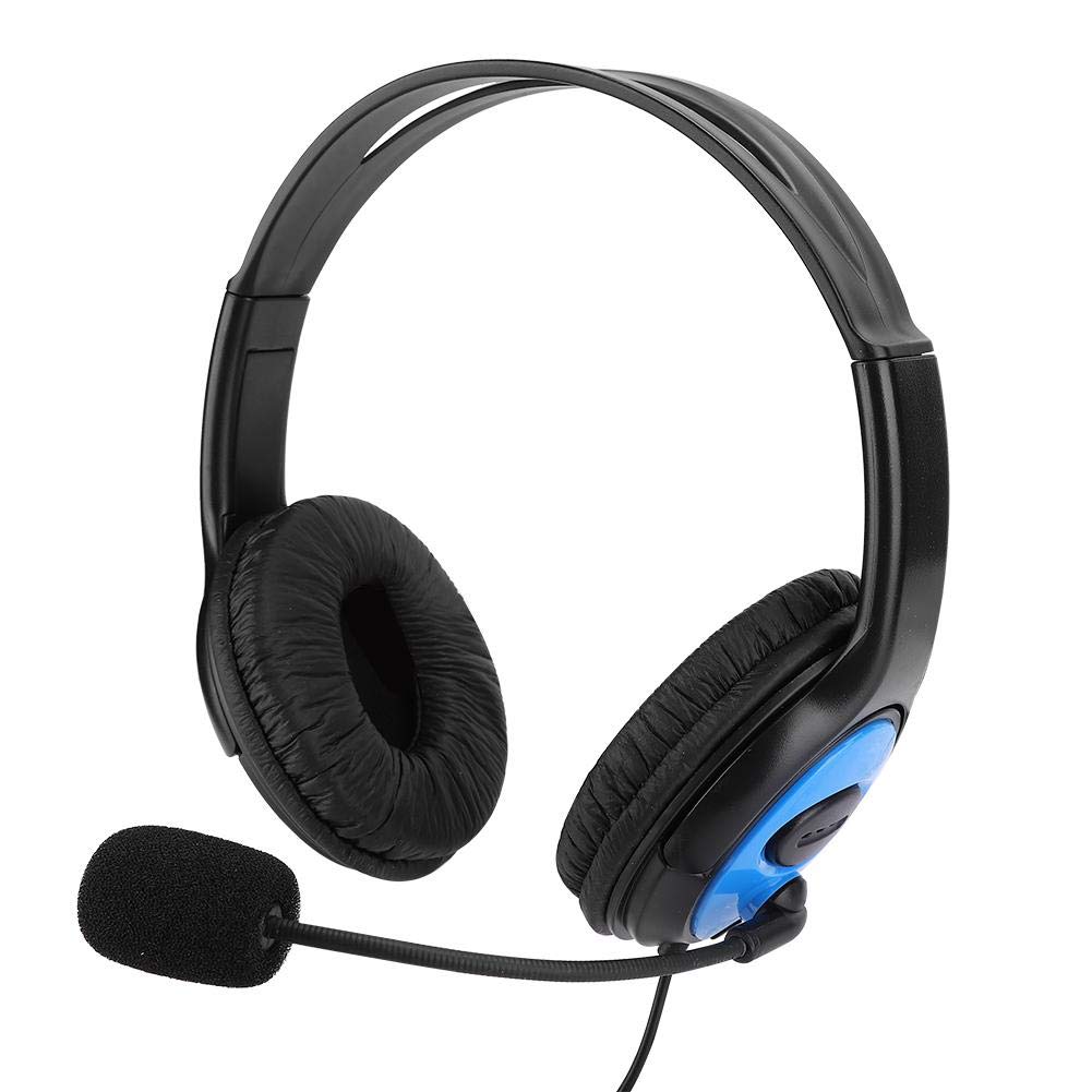 Yunir Lightweight Noise Cancelling Gaming Headset with Microphone - Wired Over-Ear Headphones for PC, Laptop, PS4, Xbox One - Perfect for Immersive Gaming, Online Meetings & Music Listening
