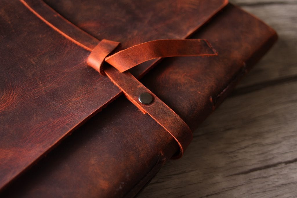 Personalized Leather Guest Book for Weddings, Bridal Showers & Special Events - Custom Monogram Keepsake for Party Memories