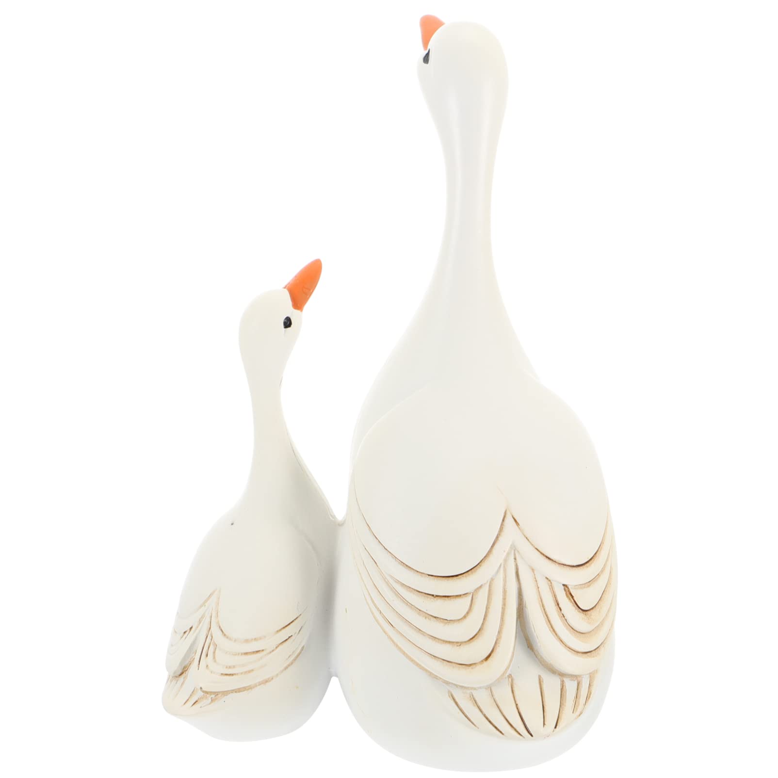 Yardwe Garden Duck Statue - Handcrafted Farm Animal Figurines for Outdoor Decor, Duck Ornament & Garden Sculpture - Perfect for Patio, Lawn, Backyard & Farmhouse Decoration