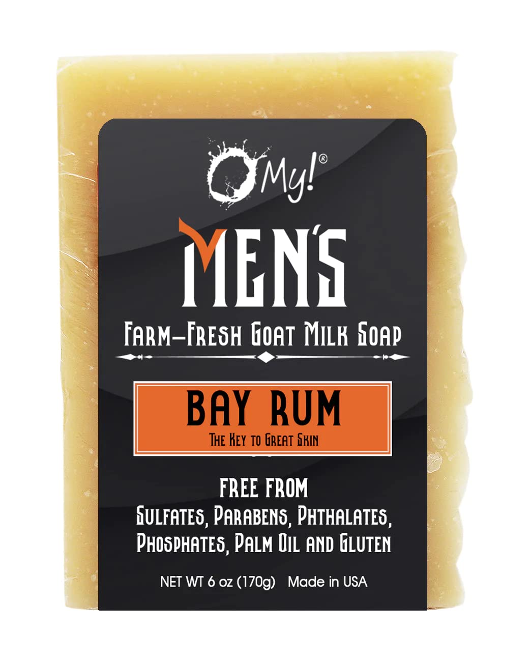 Organic Goat Milk Soap Bar 6oz - Natural Moisturizing & Nourishing Skin Care - Handmade in USA with Farm Fresh Goat Milk - Paraben Free, Sulfate Free, Cruelty Free - Perfect for Dry, Sensitive Skin & Daily Body Cleansing