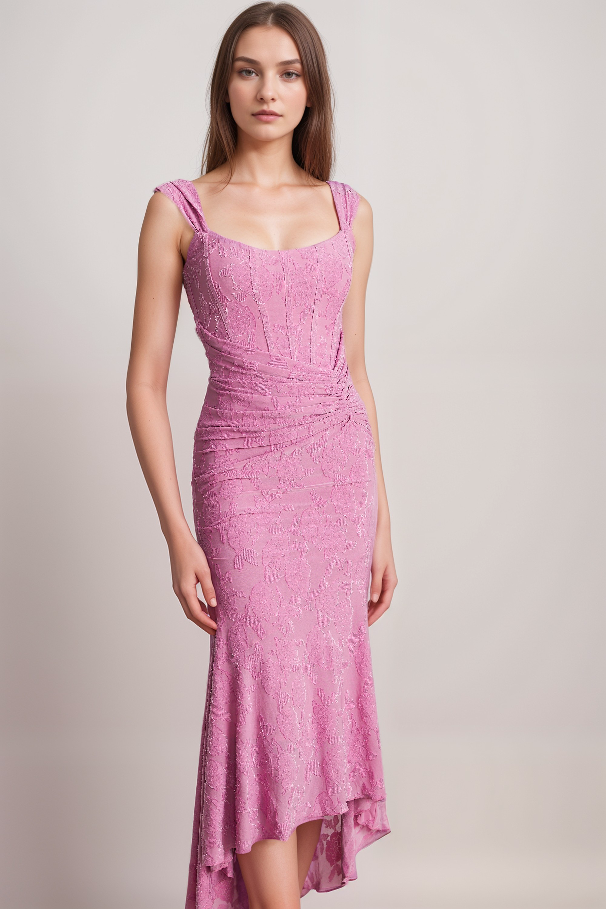 Charlotte Floral Maxi Dress - Elegant Long Summer Dress for Women, Perfect for Beach Vacations, Weddings & Outdoor Parties