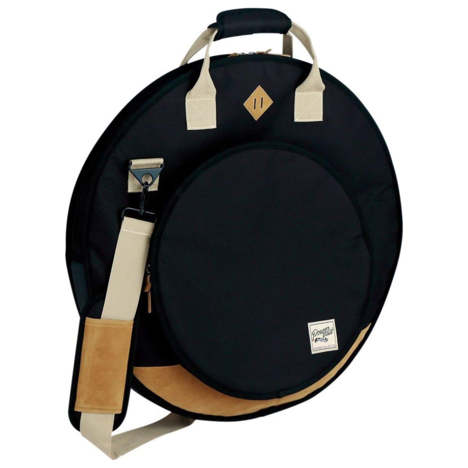 Tama Powerpad Designer Collection Cymbal Bag - Black | Premium Drum Accessory for Musicians | Perfect for Gigging, Recording & Travel
