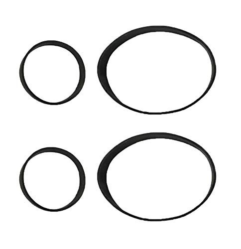 2-Pack Hoover Concept Power Drive Vacuum Belts Replacement - Compatible with Models 38528008, 160147, 40201030, 40201049 - Perfect for Deep Cleaning Carpets & Upholstery