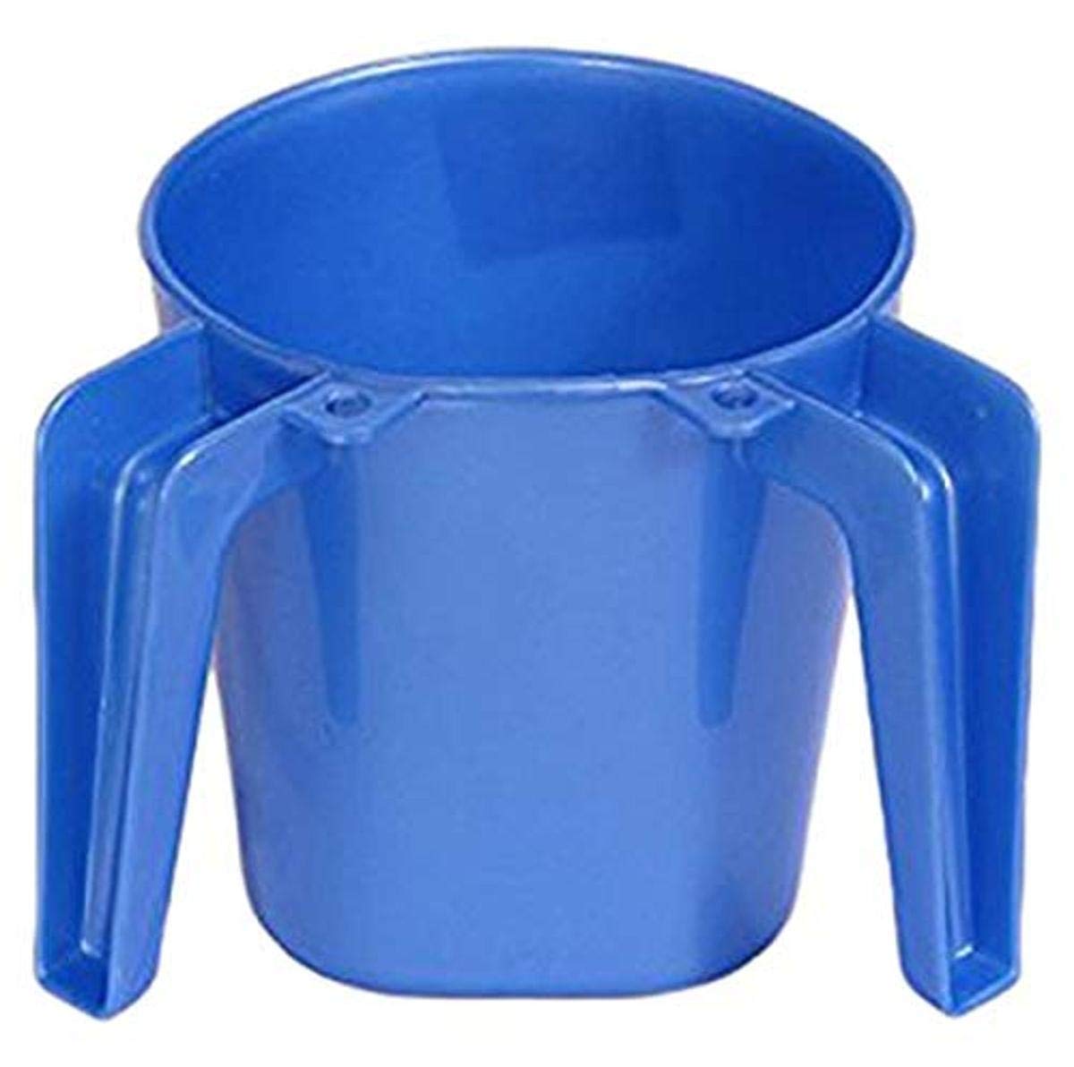 Ybm Home Plastic Square Small Wash Cup - 8 oz Blue Dishwashing Container for Kitchen, Bathroom & Office Organization (Set of 1)