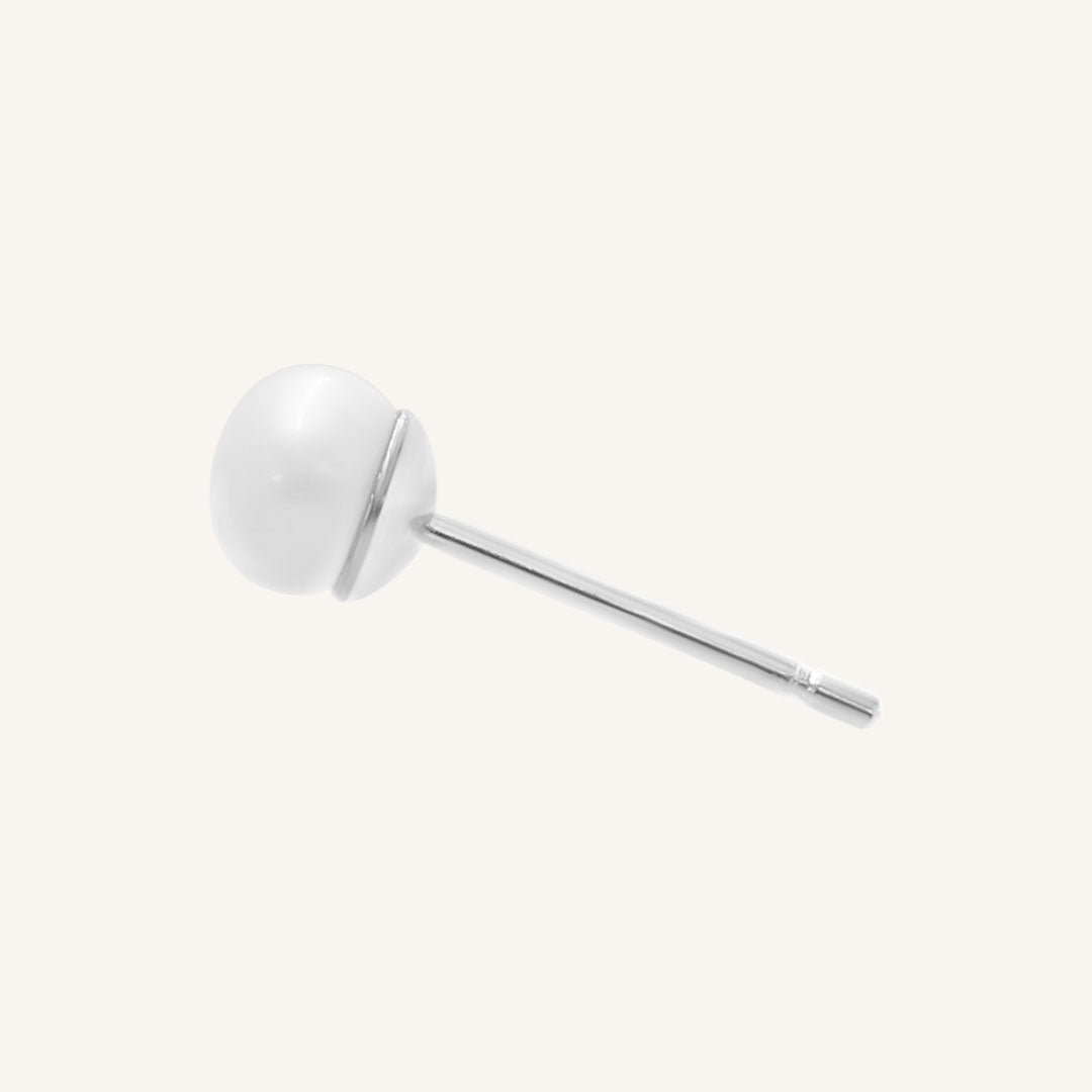 Lulu Pearl Stud Earrings - Natural Stone Jewelry for Women, Gift for Her | Perfect for Weddings, Parties & Everyday Wear