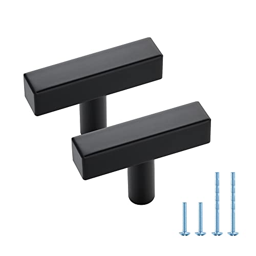 Matte Black Square T-Shaped
