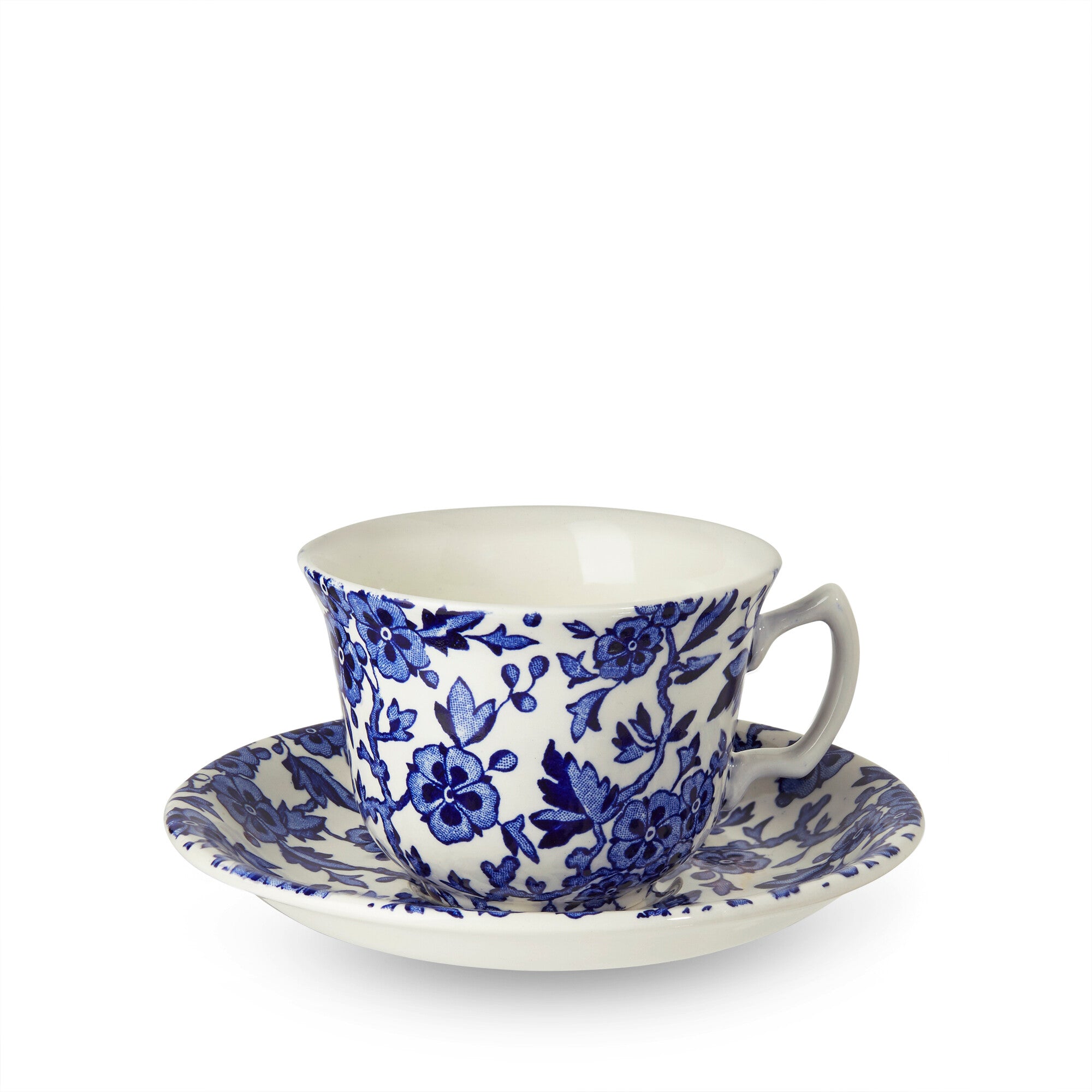 Burleigh Blue Arden Dinnerware Set - Elegant Ceramic Plates, Bowls & Mugs for Fine Dining & Home Entertaining