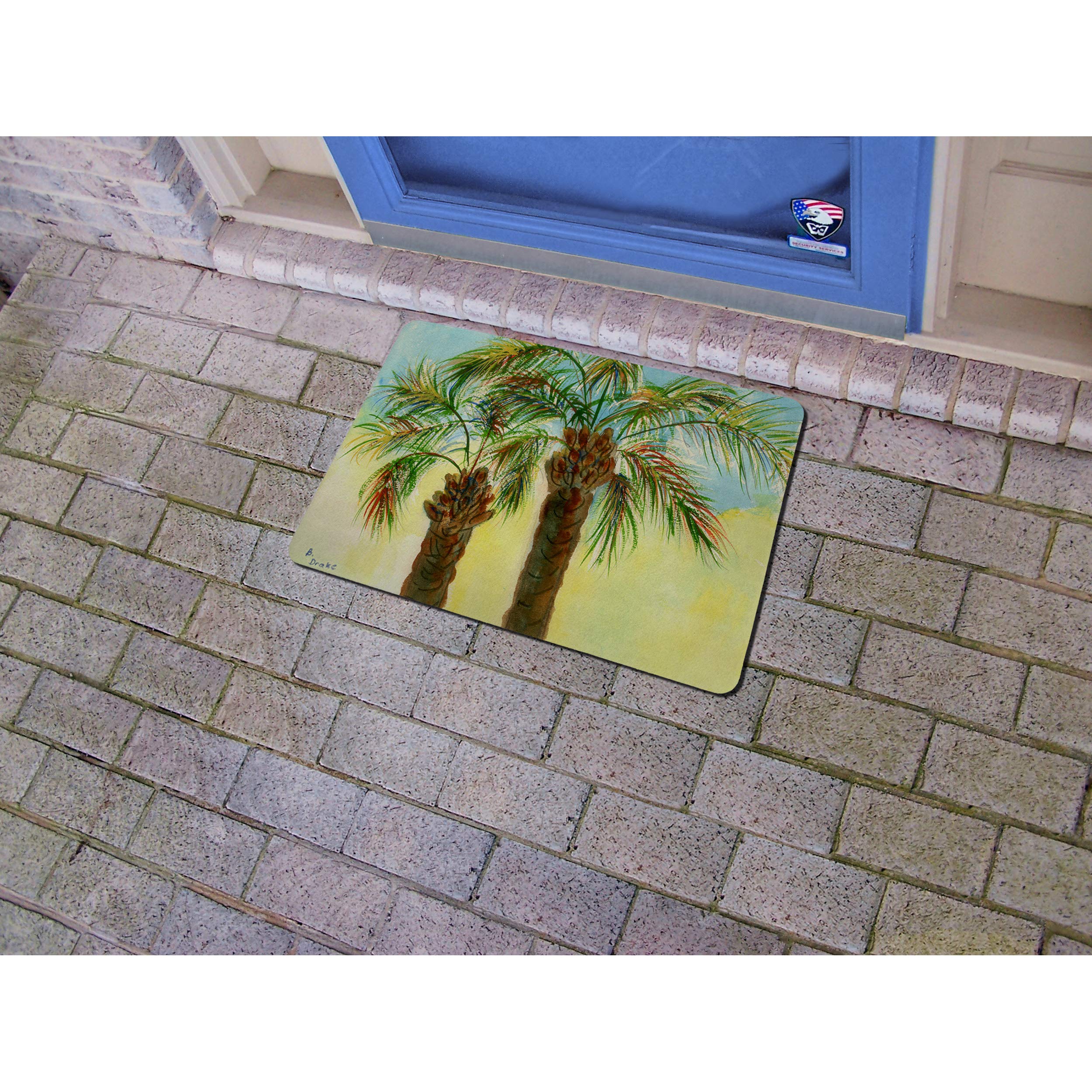 Betsy Drake DM385 Coastal Palms Doormat 18