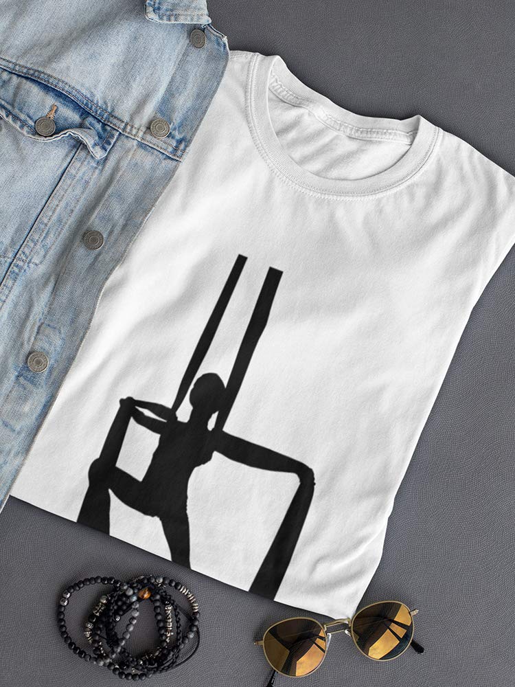 Smartprints Air Gymnastics Tee for Women - Breathable Workout Top for Yoga, Running & Gym - Lightweight Performance Shirt for Active Lifestyles