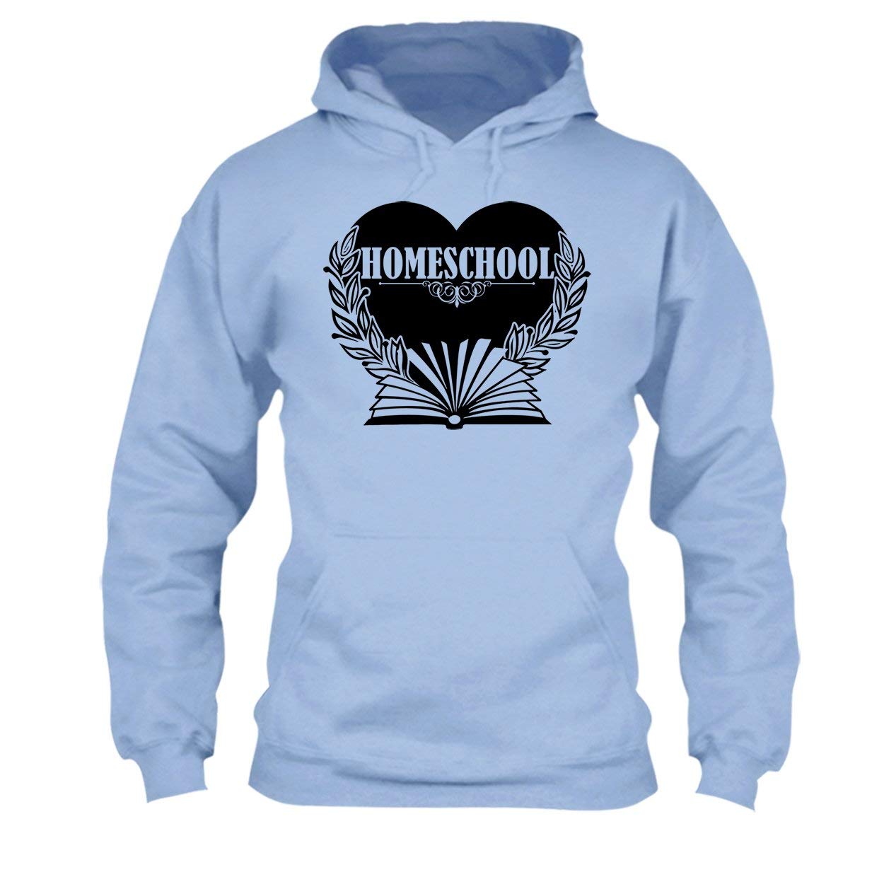 Homeschool Heart Shirt - Comfortable T-Shirt & Long Sleeve Shirt for Kids & Teens - Perfect for Homeschooling, Online Learning & Casual Wear