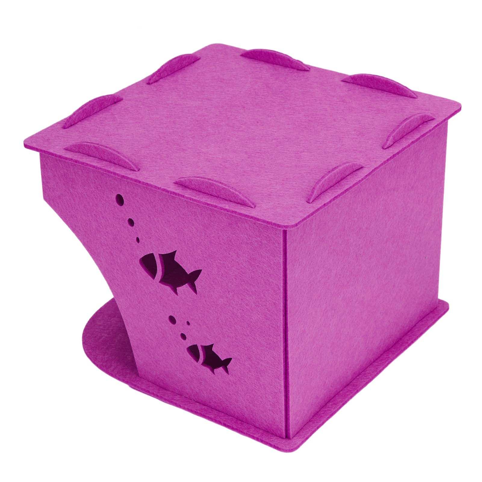 Shanrya Cardboard Cat House - Detachable, Washable, Semiclosed DIY Cat Bed for Indoor Kittens | Perfect for Playtime, Napping & Home Decor