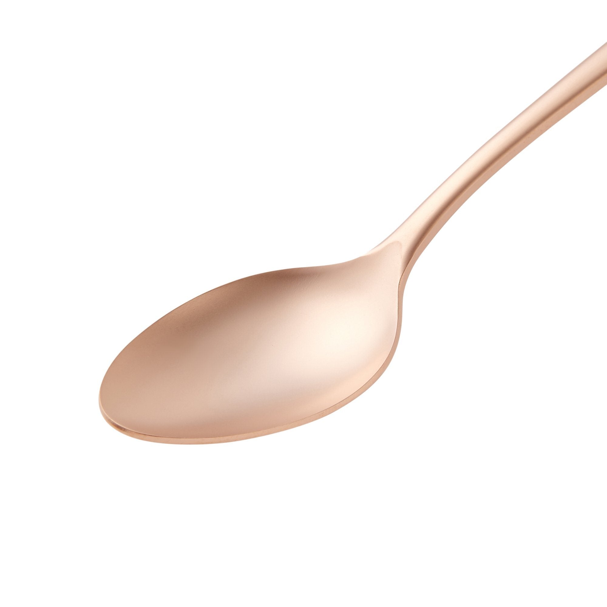Elegant Pink Gold Tea Spoon - Premium Stainless Steel Dessert Spoon for Tea, Coffee, and Desserts - Perfect for Afternoon Tea, Gifts, and Home Dining