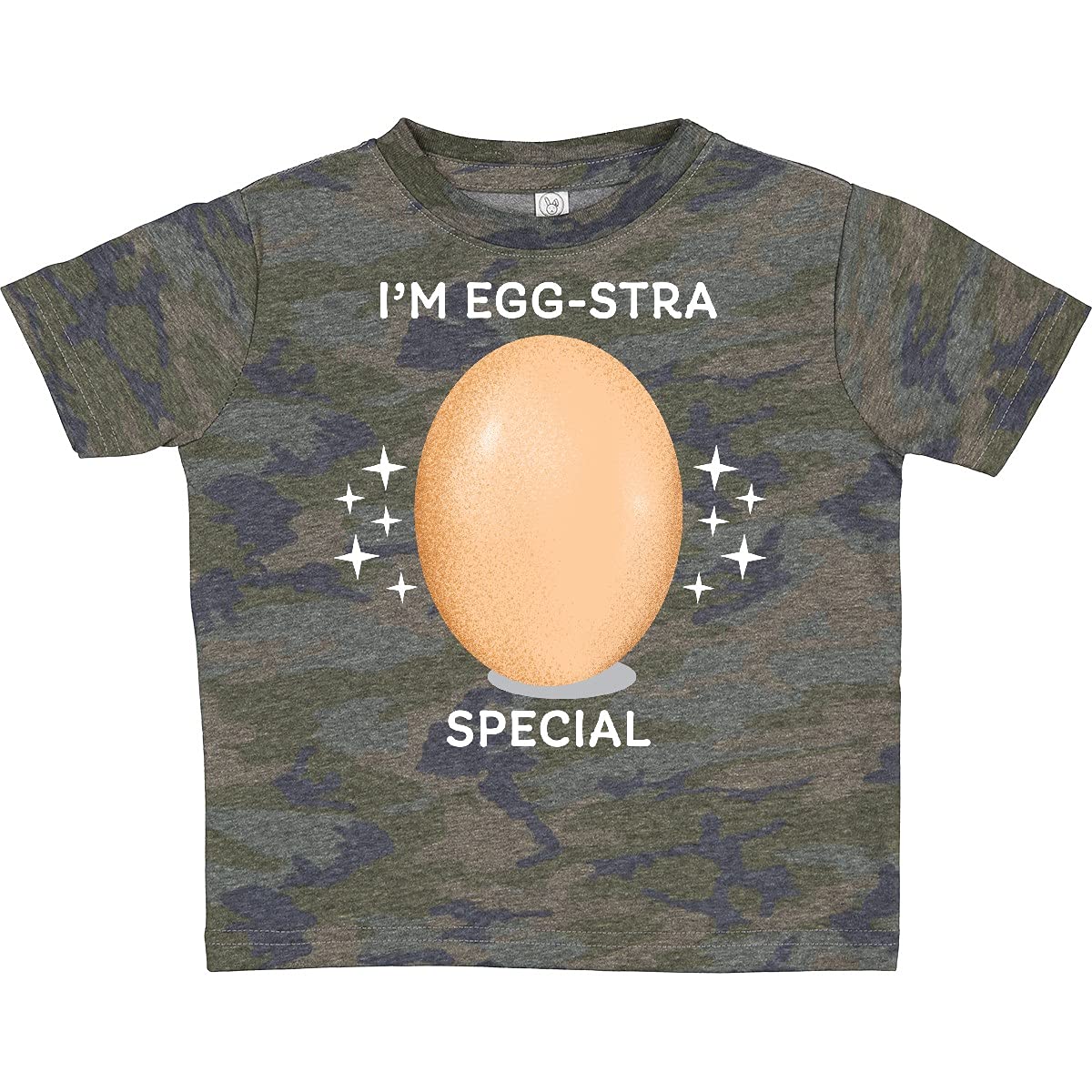 Inktastic 'I'm Eggstra Special' Egg & Sparkles Toddler T-Shirt - Cute Easter Outfit for Boys & Girls | Perfect for Easter Egg Hunts, Spring Photos & Holiday Celebrations