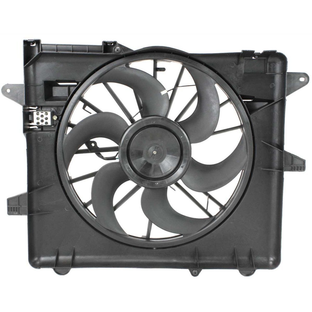 High-Performance Radiator Cooling Fan for 2005-2012 Ford Mustang GT V6 V8 - Direct Fit Replacement Part - Perfect for Summer Driving & Heavy Traffic Conditions