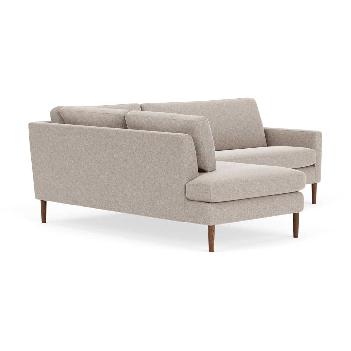 Astha Fabric Left Corner Sofa - Modern L-Shaped Sectional Couch for Living Room, Lounge & Small Spaces | Comfortable Home Furniture for Relaxing & Entertaining