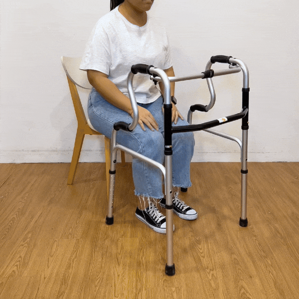CarePlus Easy Rise Walking Frame - Lightweight Adjustable Mobility Aid for Seniors & Adults - Ideal for Indoor & Outdoor Use, Recovery & Daily Support