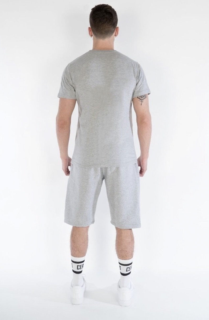 Cerus Grey Elevate T-Shirt for Men - Comfortable Casual Tee for Everyday Wear | Gym, Workout, Streetwear & Lounge
