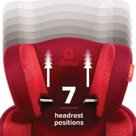 Diono Monterey XT Latch Booster Car Seat - High Back Booster for Big Kids 3-12 Years (25-120 lbs) | Side Impact Protection | Easy Installation for Safe Family Travel & School Commute