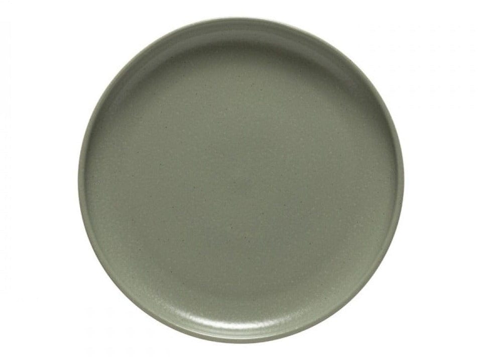 Casafina Pacifica Dinner Plates - Set of 4, 10.5 Inch Ceramic Plates, Microwave & Dishwasher Safe, Multiple Colors (White, Blue, Green) - Perfect for Family Dinners, Parties & Restaurant Use