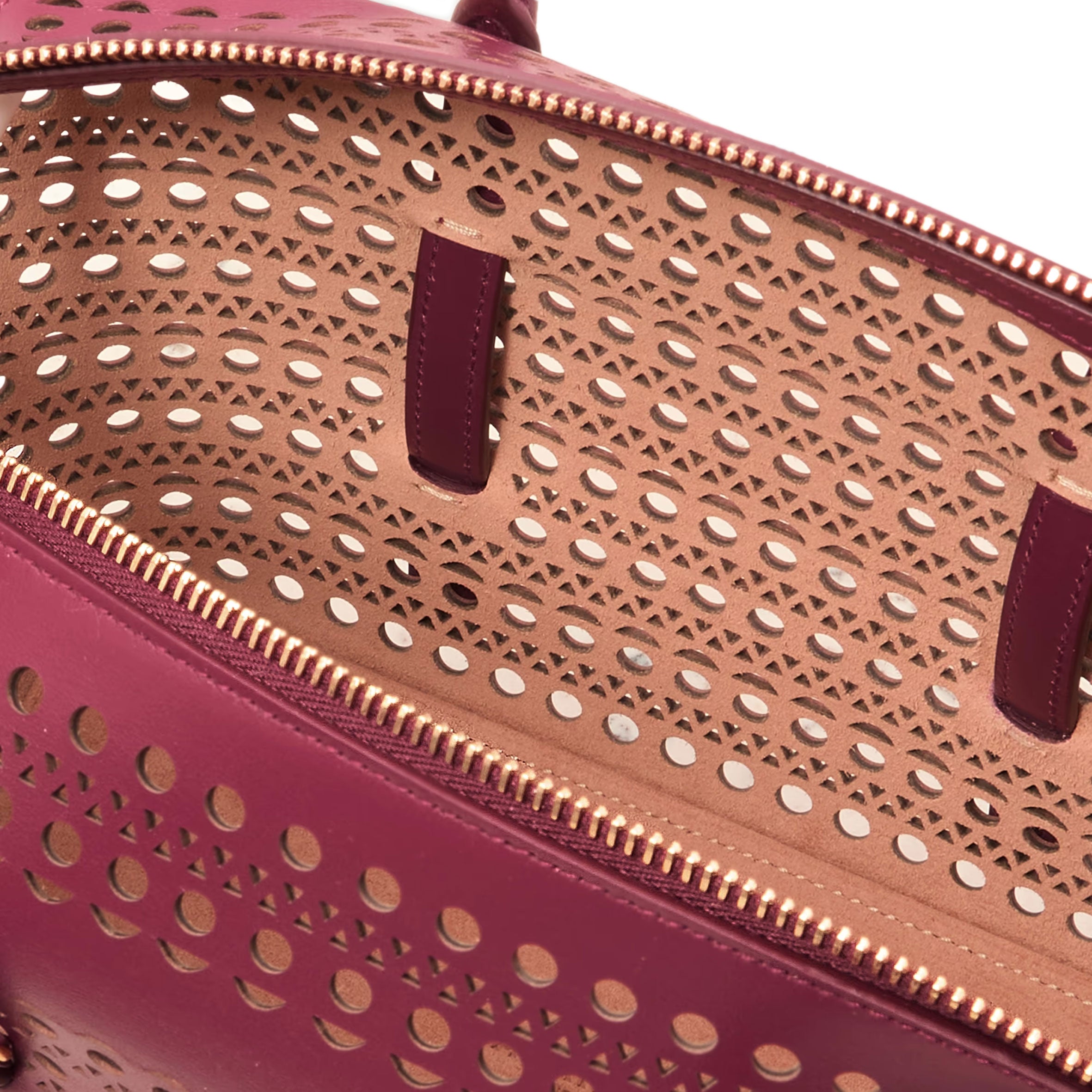New Mina 20-inch Vienne Calfskin Handbag in Grenat Red - Perfect for Work, Travel & Evening Events