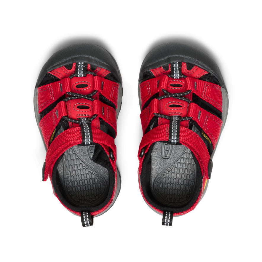 Newport H2 Sandals for Toddlers - Ribbon Red/Gargoyle | Comfortable Kids' Beach & Play Shoes for Outdoor Adventures