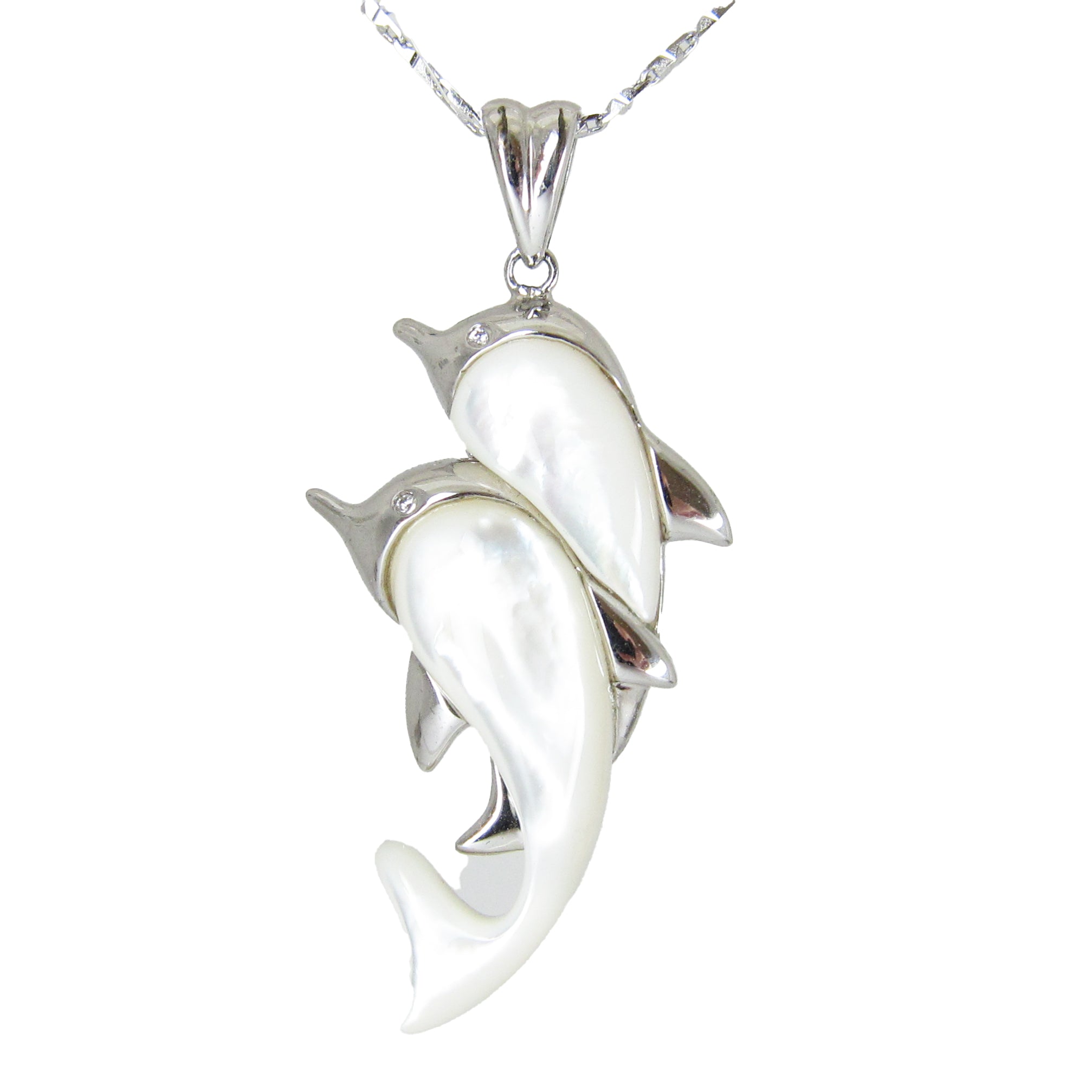 925 Sterling Silver Dolphin Pendant Necklace for Women - Elegant Marine Jewelry Gift for Beach Lovers & Ocean Enthusiasts - Perfect for Casual Wear, Beach Parties & Special Occasions