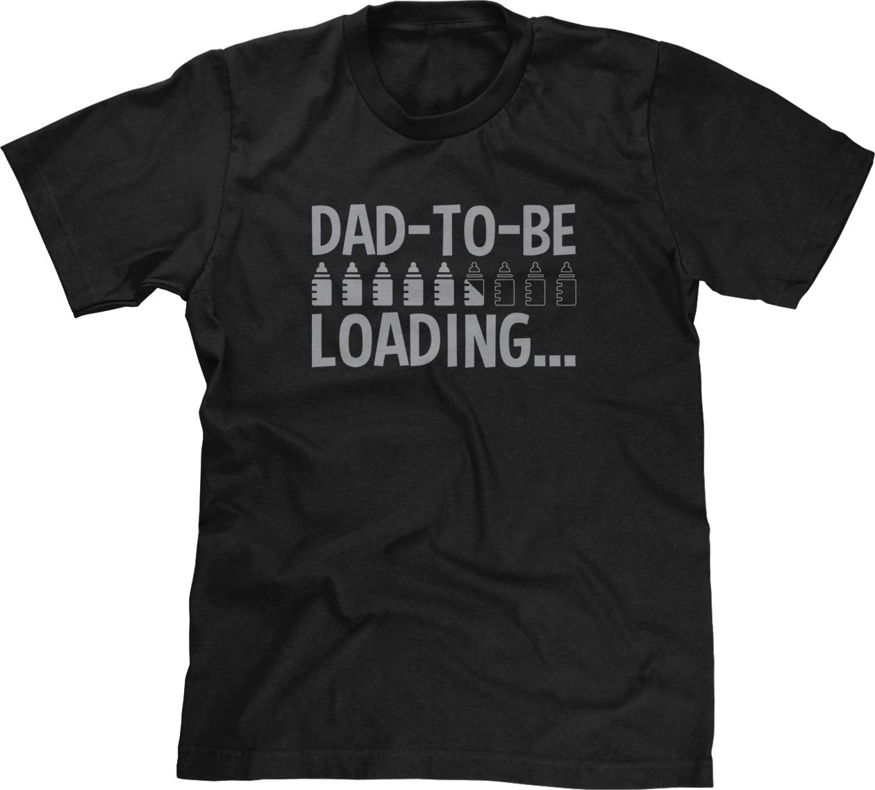 Funny Dad-to-Be Loading Bottles Graphic T-Shirt for Expecting Fathers - Perfect Baby Shower Gift & Pregnancy Announcement Tee