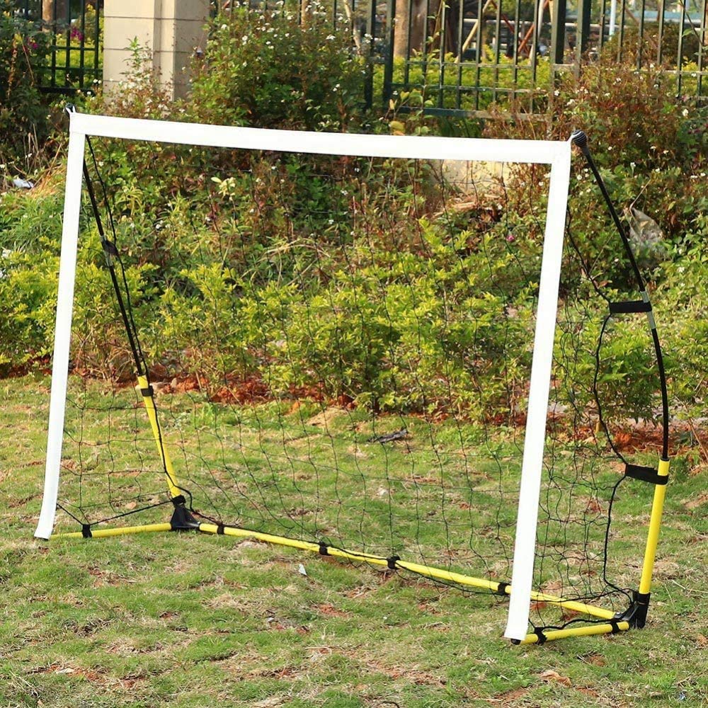 Portable Soccer Rebounder Net - Quick Assembly Soccer Training Equipment for Shooting Practice | Perfect for Backyard, Park & Beach Drills