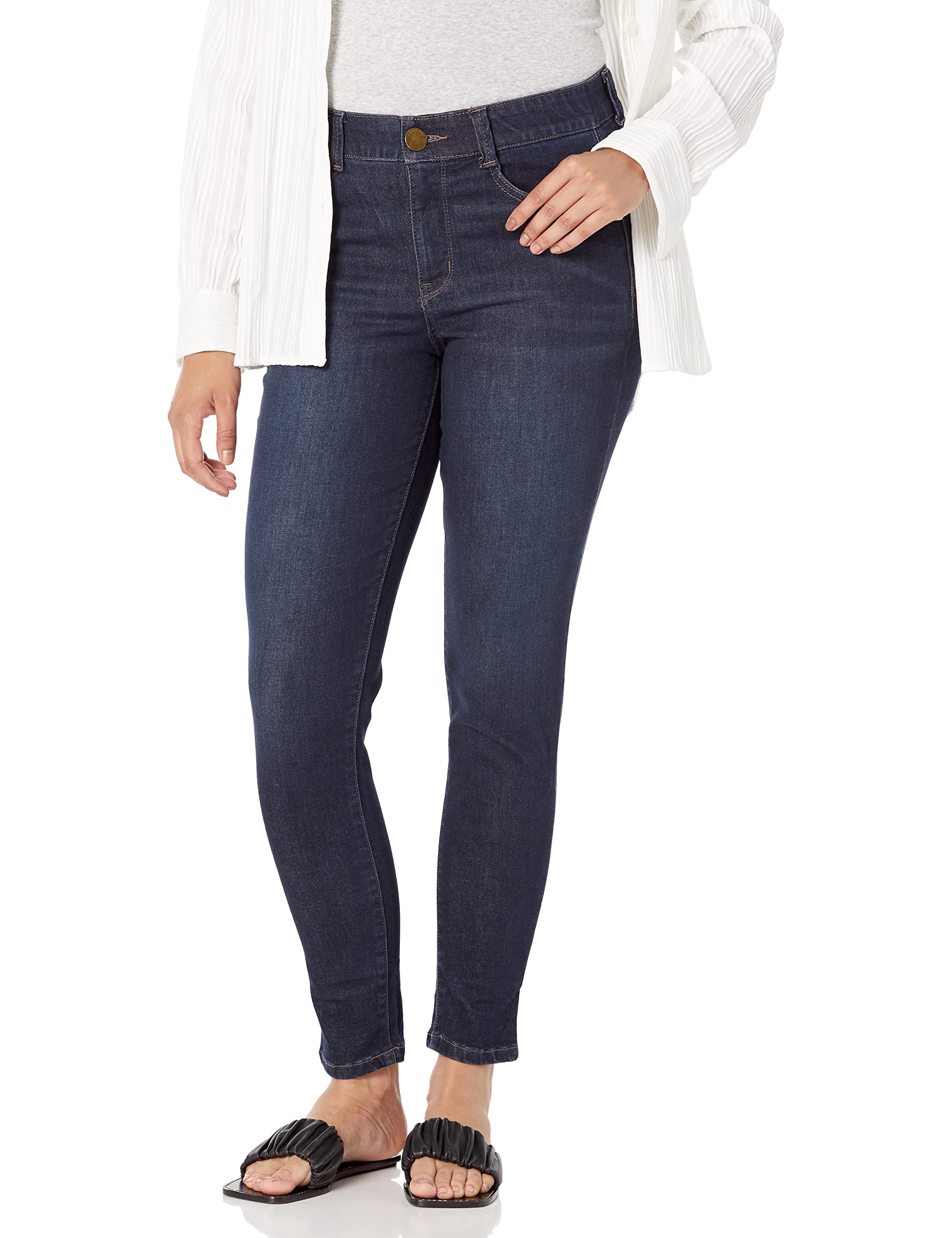 Vintage American Blues Women's High Waist Skinny Jeans - Stretch Denim for Body Sculpting | Perfect for Casual Wear, Night Out & Date Night