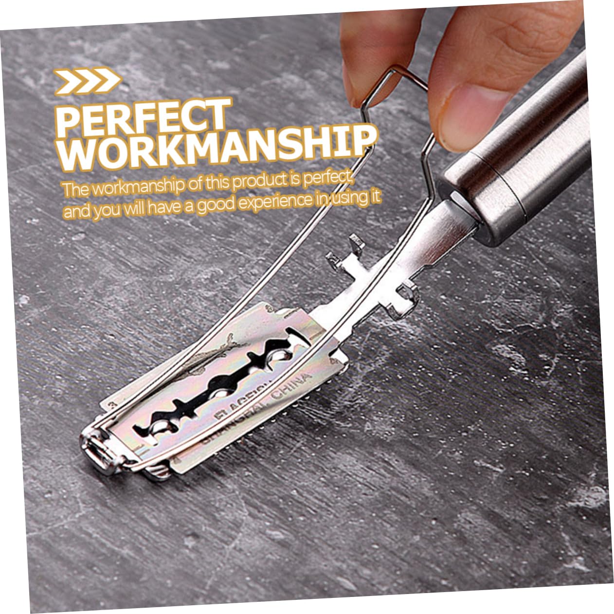 2-Pack Pig Hair Remover Tools - Multi-Purpose Animal Hair Scraper for Poultry & Livestock Grooming - Effective Hair Epilator for Swine, Goats & Sheep - Perfect for Farm Use & Veterinary Care