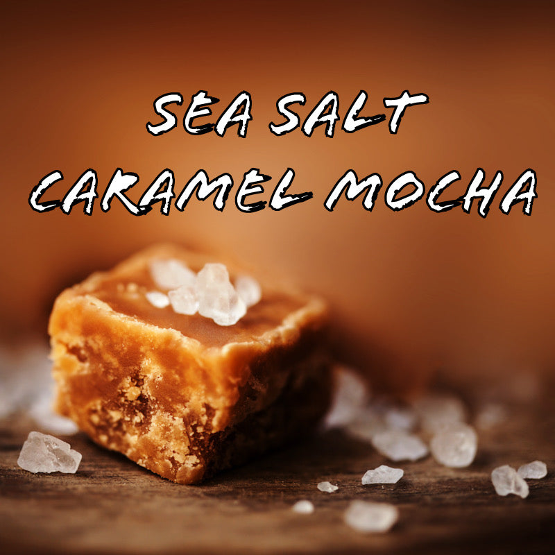 Premium Sea Salt Caramel Mocha Coffee - Rich & Creamy Gourmet Blend for Coffee Lovers | Perfect for Morning Brews, Afternoon Pick-Me-Ups & Cozy Evenings