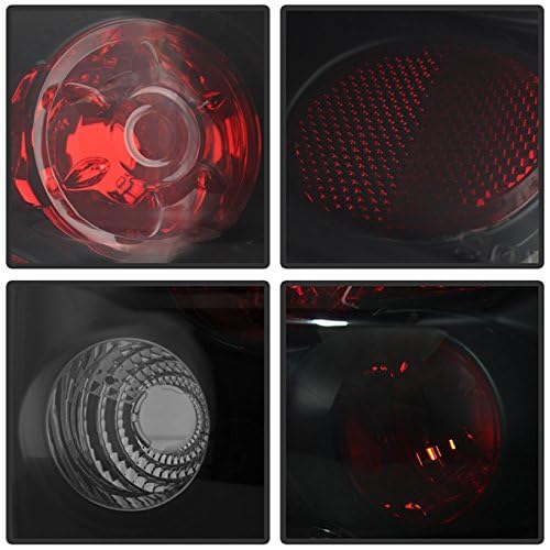 AKKON Black Smoked Tail Lights for 1999-2004 Chevy Silverado & GMC Sierra Stepside - Rear Brake Lamps (Driver & Passenger Side) - Durable LED Replacement for Enhanced Visibility & Style | Perfect for Night Driving, Off-Roading & Truck Customization