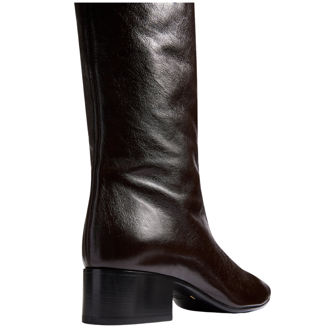 Black Andee Knee High Boots for Women - Stylish & Comfortable Winter Boots for Cold Weather, Fashionable Knee-Length Boots for Outfits & Outdoor Activities