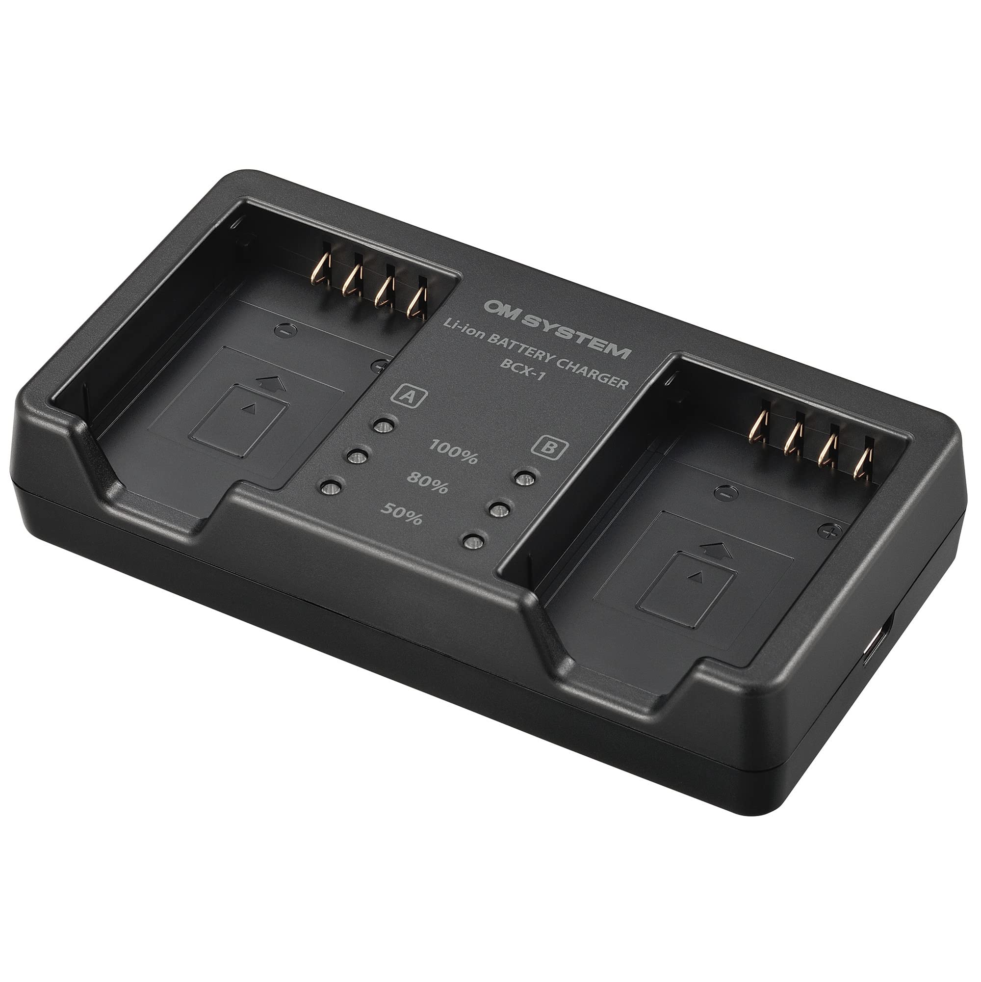 OM SYSTEM SBCX-1 Battery & Dual Charger Kit for OM-1 Camera - Replacement Power Solution for Travel, Wildlife & Outdoor Photography