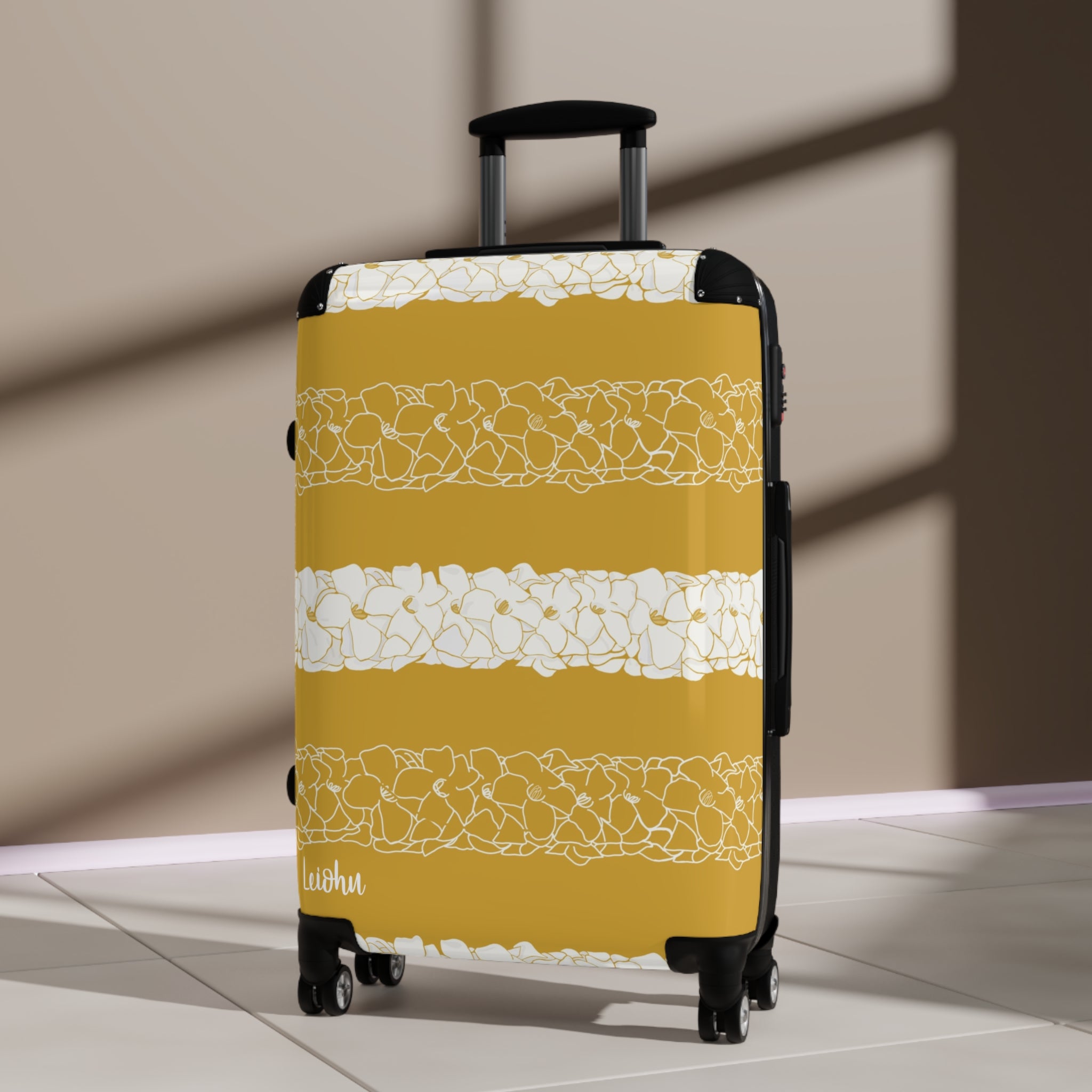 Double Puakenikeni Cabin Suitcase - Lightweight Expandable Carry-On Luggage with 360° Spinner Wheels for Travel, Business Trips & Weekend Getaways