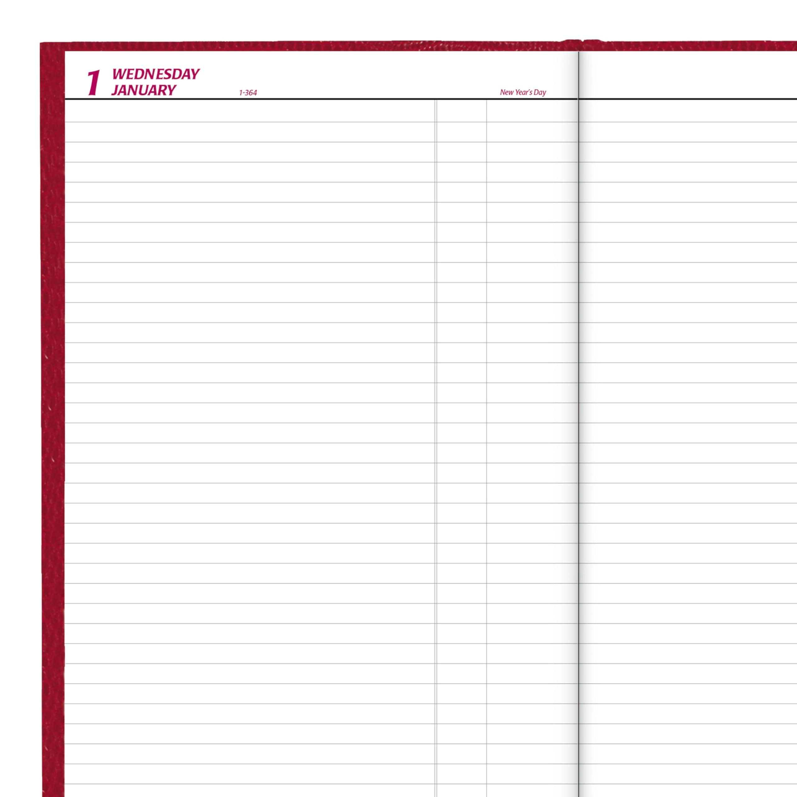 Brownline® 2025 Daily Planner - 12 Month Undated Calendar (January-December) - 13.375