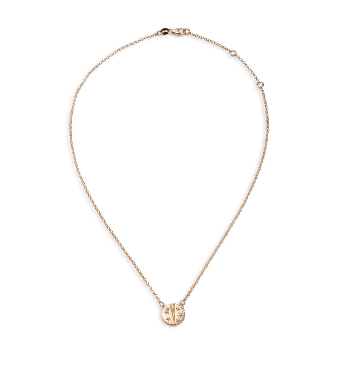 Resilient Mini Stationary Necklace - Elegant & Durable Jewelry for Everyday Wear, Office, and Travel