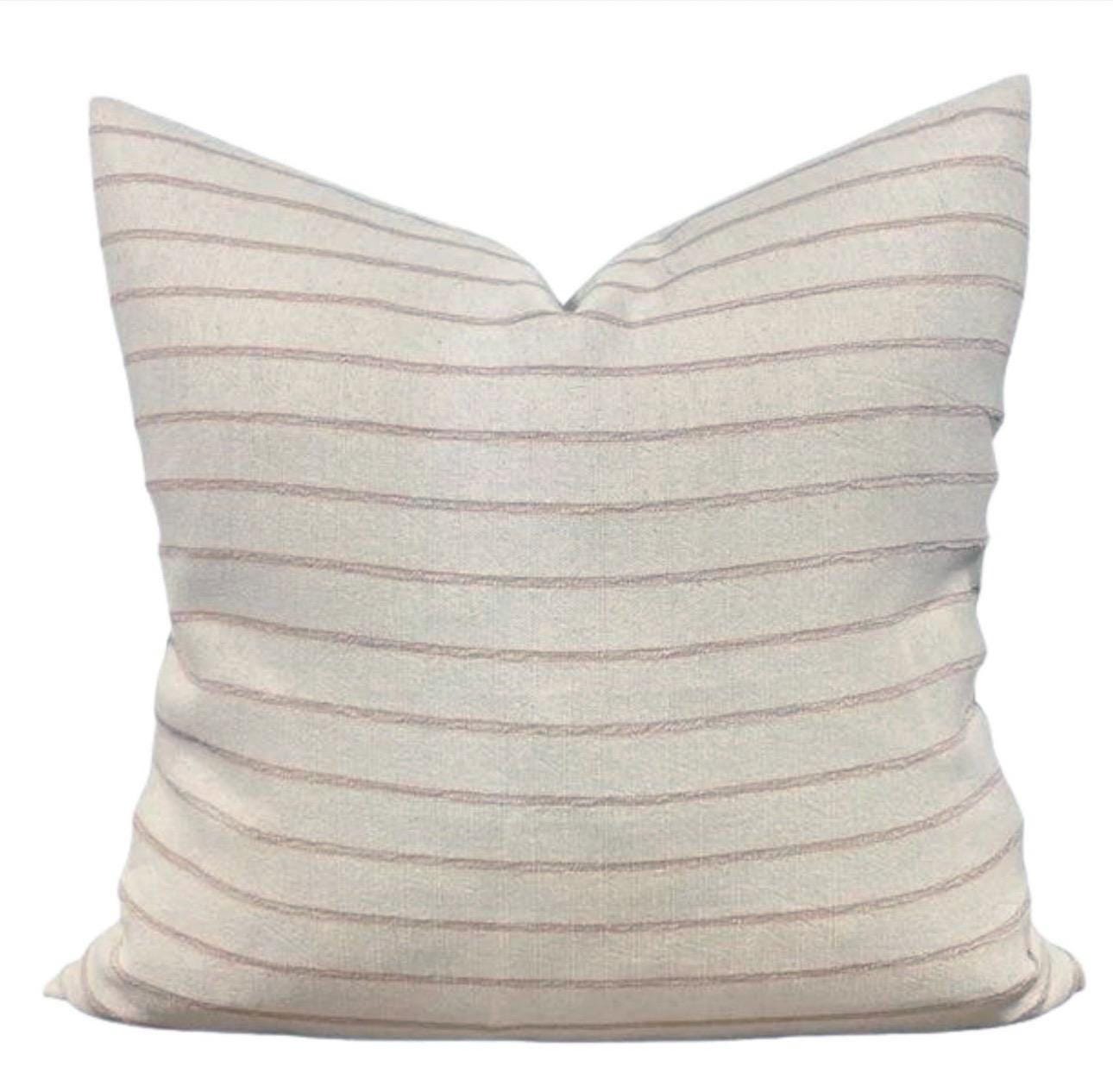 Premium Linen & Cotton Blend Decorative Throw Pillow Collection #12 - Perfect for Sofa, Bed, and Home Decor