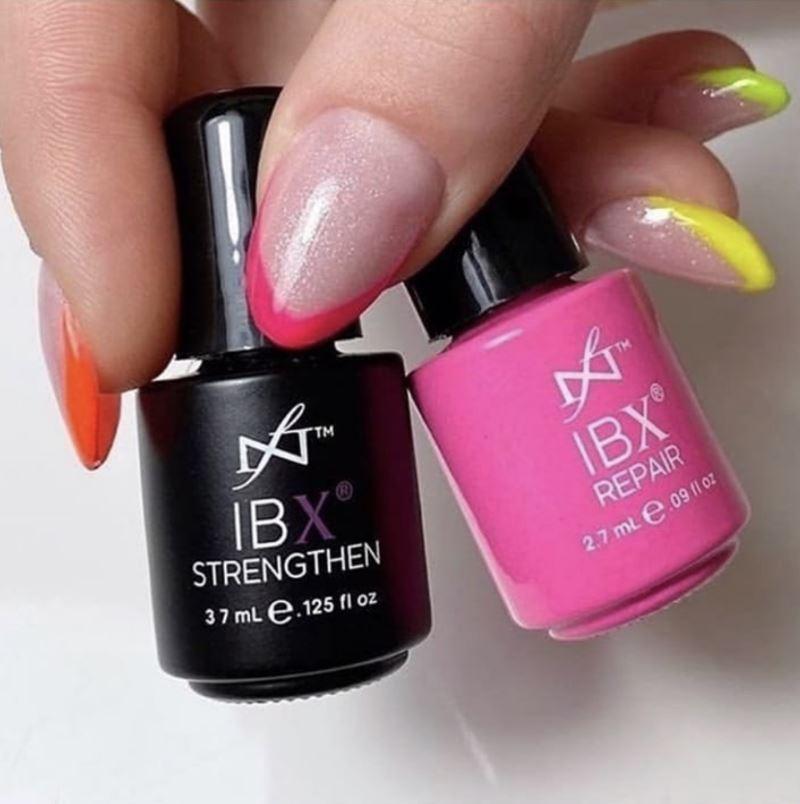 IBX Nail Strengthener & Repair Kit - TRIO PACK with FREE Cuticle Oil | Professional Nail Care Treatment for Weak, Damaged & Brittle Nails | At-Home & Salon Use