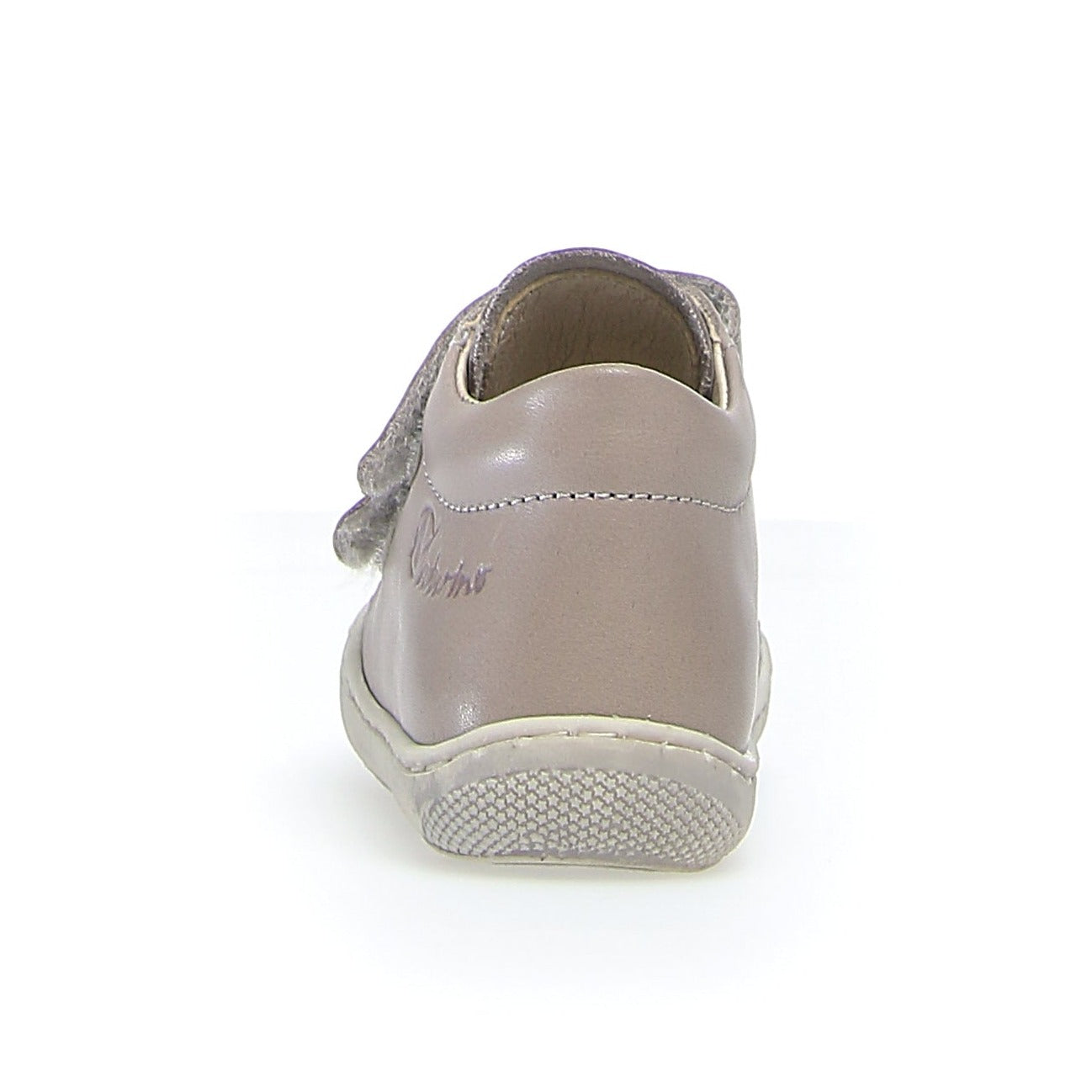 Naturino Kids' Cocoon Vl Nappa Sneakers - Grey | Comfortable & Durable Leather Shoes for Boys & Girls | Perfect for School, Play & Everyday Wear