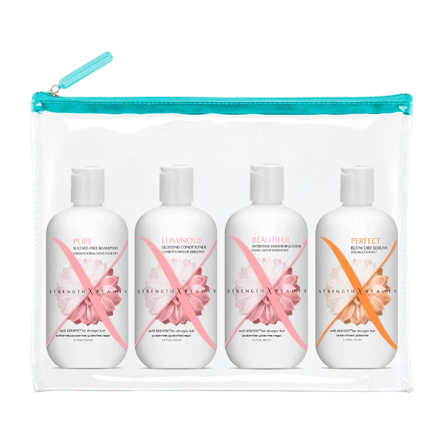 4-Piece Volumizing & Smoothing Hair Care Kit for Fine Hair - Adds Body & Shine for Thin, Flat Hair - Perfect for Daily Styling & Salon-Like Results at Home